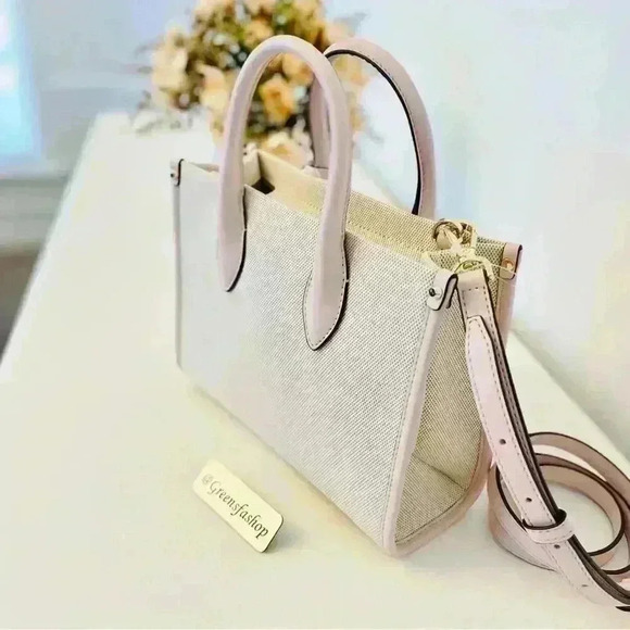 Michael kors purse Mirella small tote crossbody bag powder blush - Picture 4 of 10